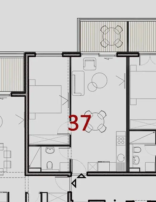 Brand New 1-Bedroom Apt W Shared Pool And Parking Trogir